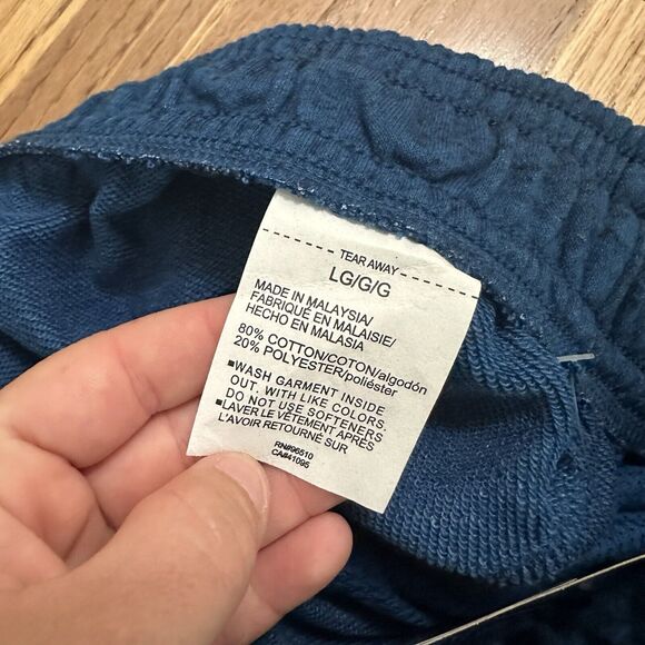 Under Armour Men's Rival Terry 6” Loose Fit Shorts, Royal Blue, Pull On, Large - Picture 8 of 12